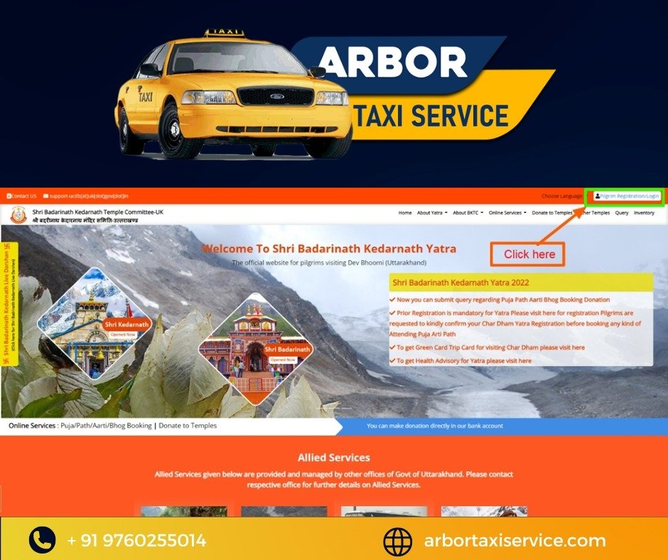 badrinath Yatra Online Registration 2024