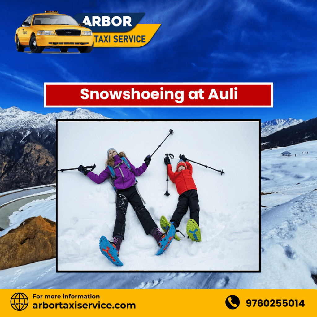Snowshoeing at Auli